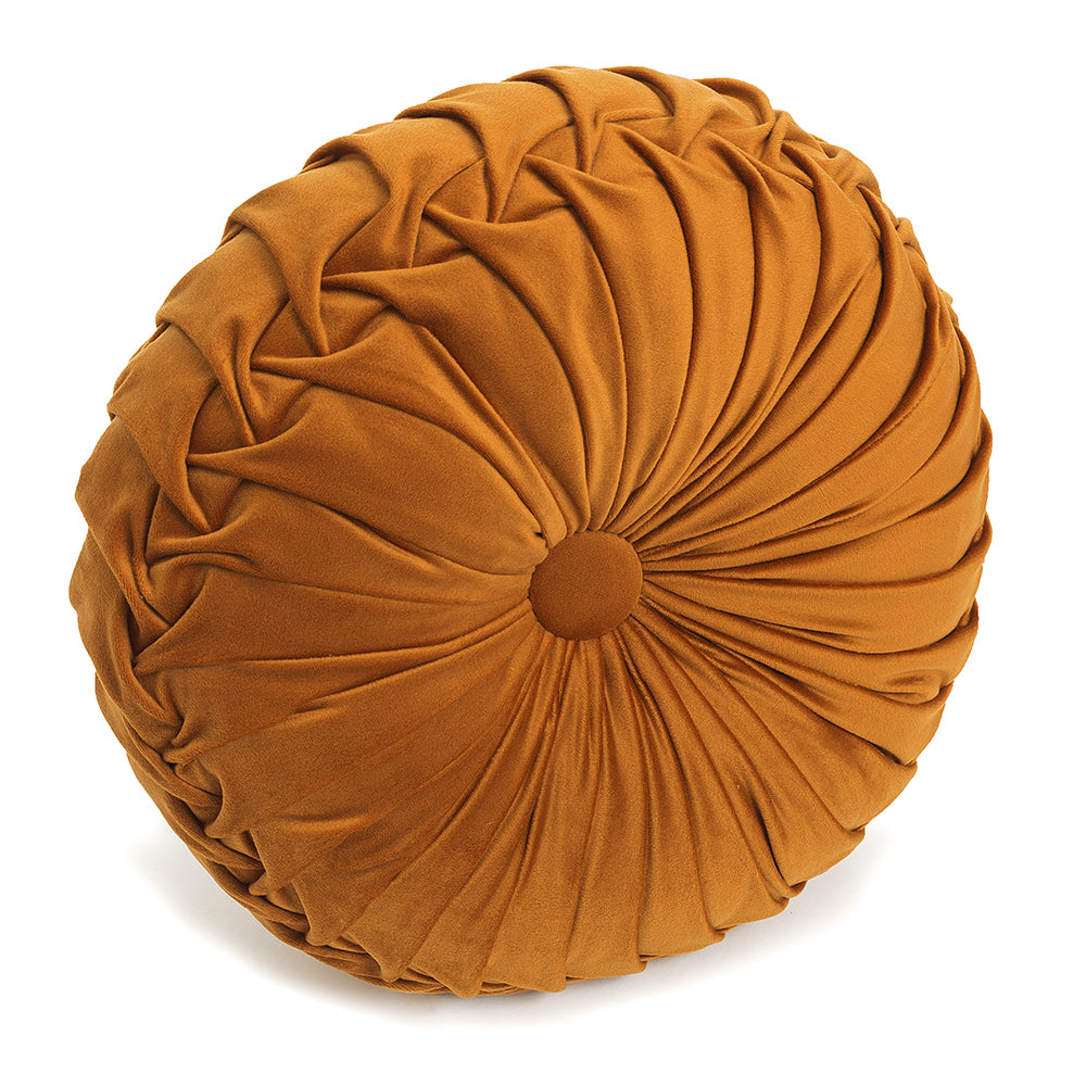 Cuscino Zucca Rotondo in Velluto Decor