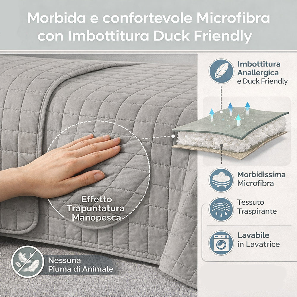 Trapuntino Estivo in Morbida Microfibra – Comfort e Qualità Made in Italy
