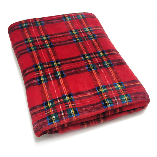 Plaid Coperta Tartan Scozzese in Micropile