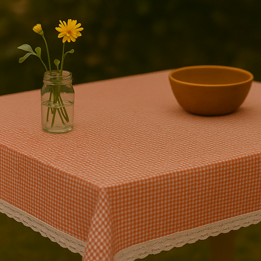 Tovaglia a Scacchi in Cotone