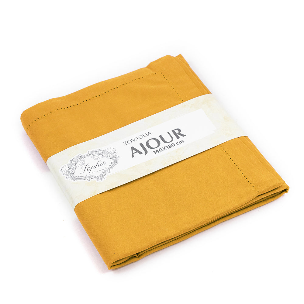 Tovaglia Rettangolare da Cucina in Cotone Tinta Unita