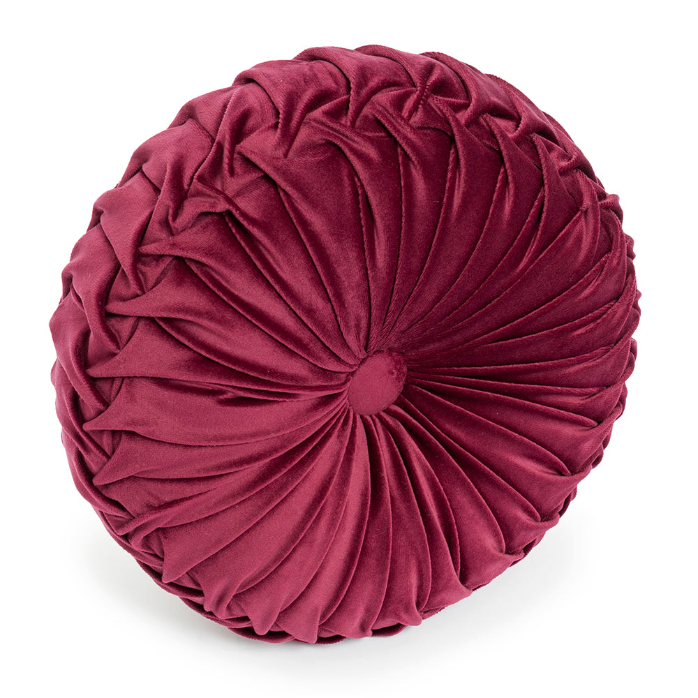 Cuscino Zucca Rotondo in Velluto Decor